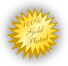 100% Gold Plated